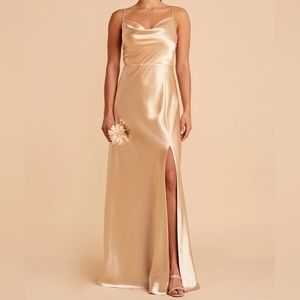 Birdy Grey Satin Gold Lisa Dress